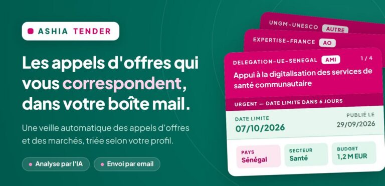 Automatisation des appels d&rsquo;offres